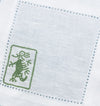 (A) Custom Hand Embroidered Mah Jongg Cocktail Napkins - Set of 4