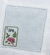 (A) Custom Hand Embroidered Mah Jongg Cocktail Napkins - Set of 4