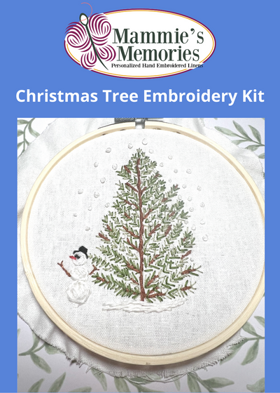 Christmas Tree Embroidery Kit